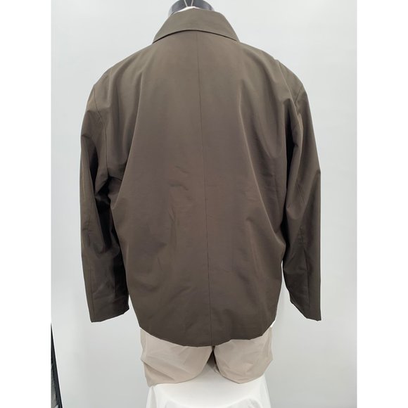 Kenneth Cole Reaction Dark Brown‎ Full Zipper Men's Outdoor Rain Jacket Size XL - Picture 2 of 7